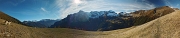 39 panoramica sulla salita per pratoni con Dori che fa sù e giù...